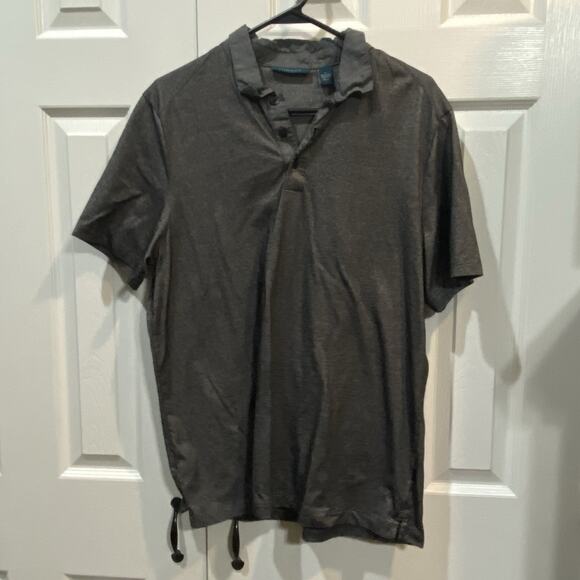 Perry Ellis Men’s Breathable Polo Shirt Dark Sapphire Size Large - Picture 2 of 4